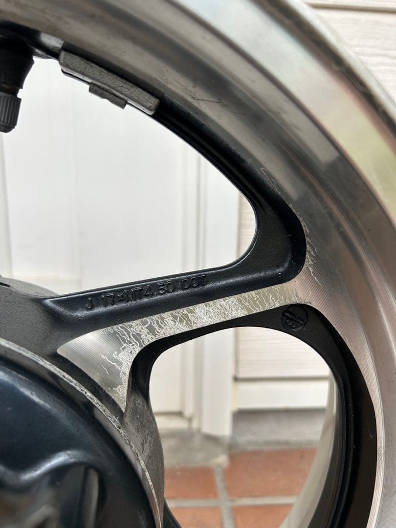 7*w様 カワサキ ゼファー1100 純正ホイール 前後 中古 - メルカリ