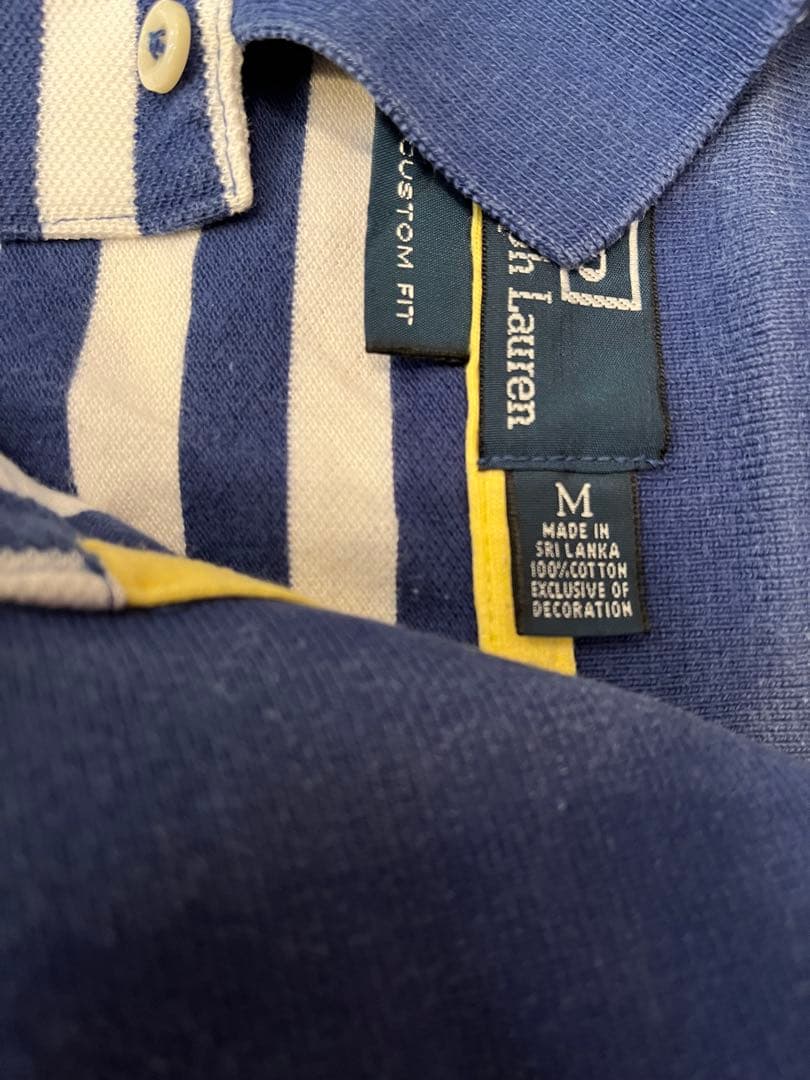 Ralph Lauren ラルフローレン ストライプ ポロシャツ M メンズ - メルカリ
