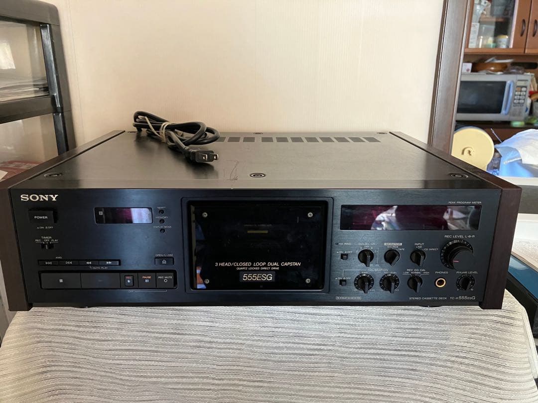 【希少】 名器 SONY ソニー ステレオカセットデッキ TC-K555ESG Yahoo!オークション -「sony tc-k555esg」の落札相場・落札価格