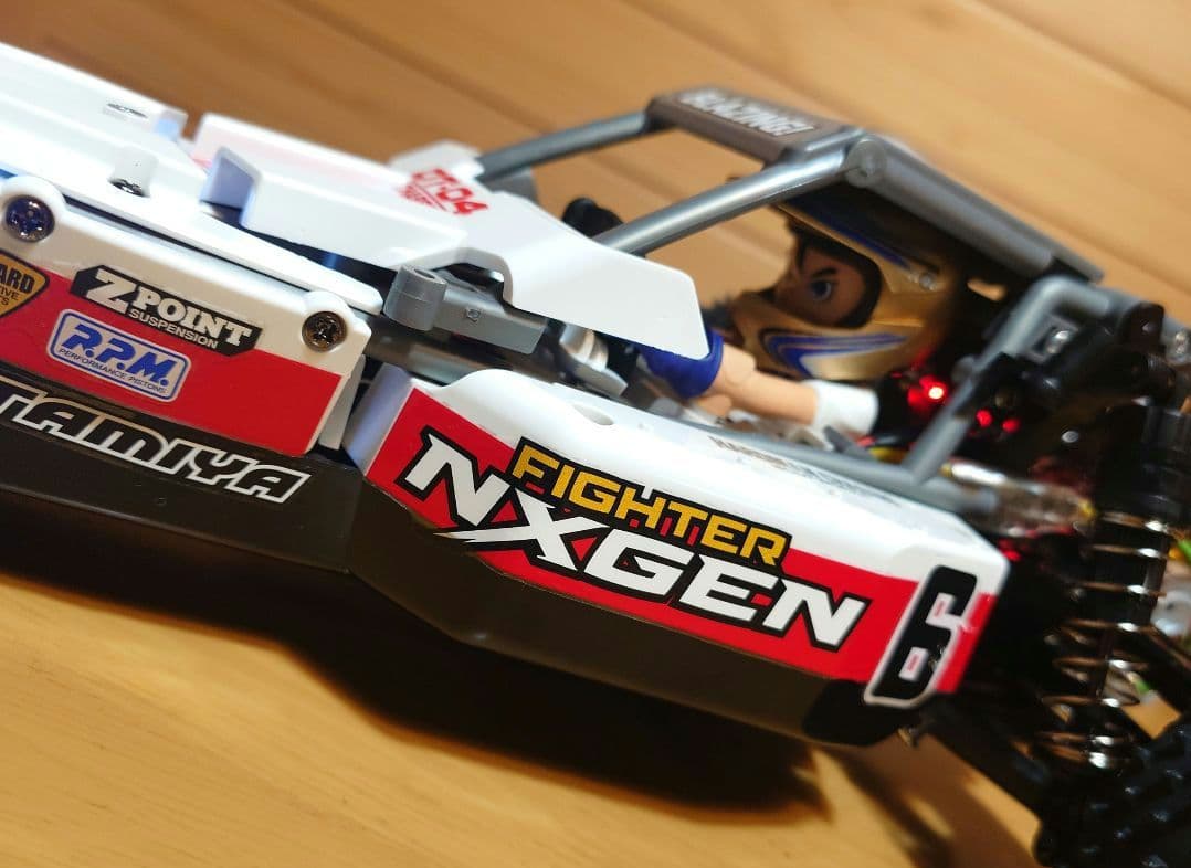 タミヤファイターネクスジェンLEDライト付＆プロポ＆バッテリー充電器