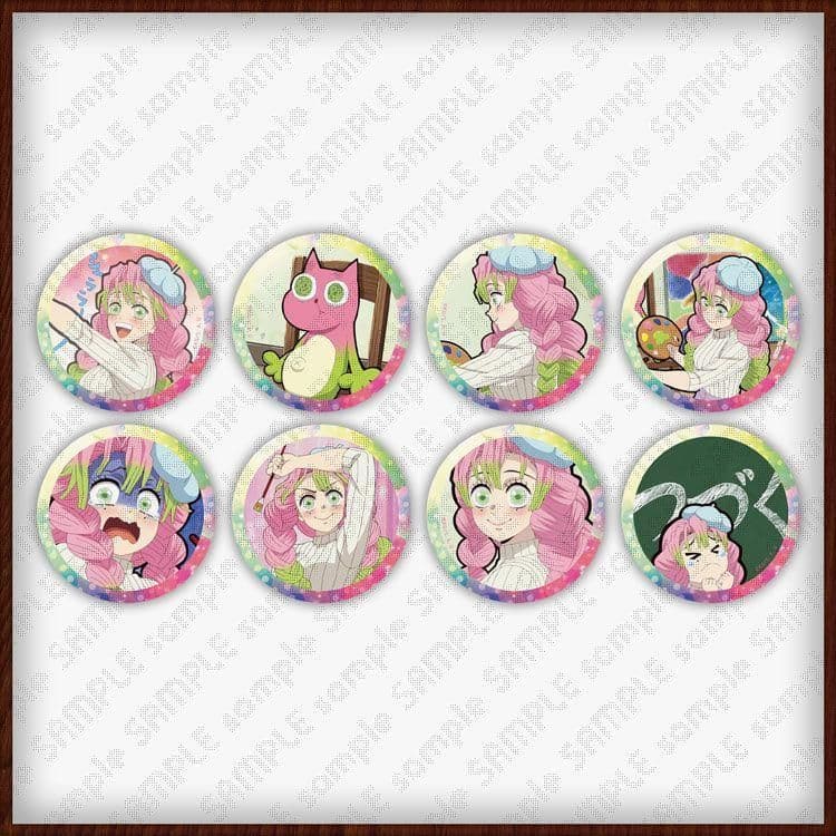 全8種】鬼滅の刃 キメツ学園物語 刀鍛冶の里編 57mm缶