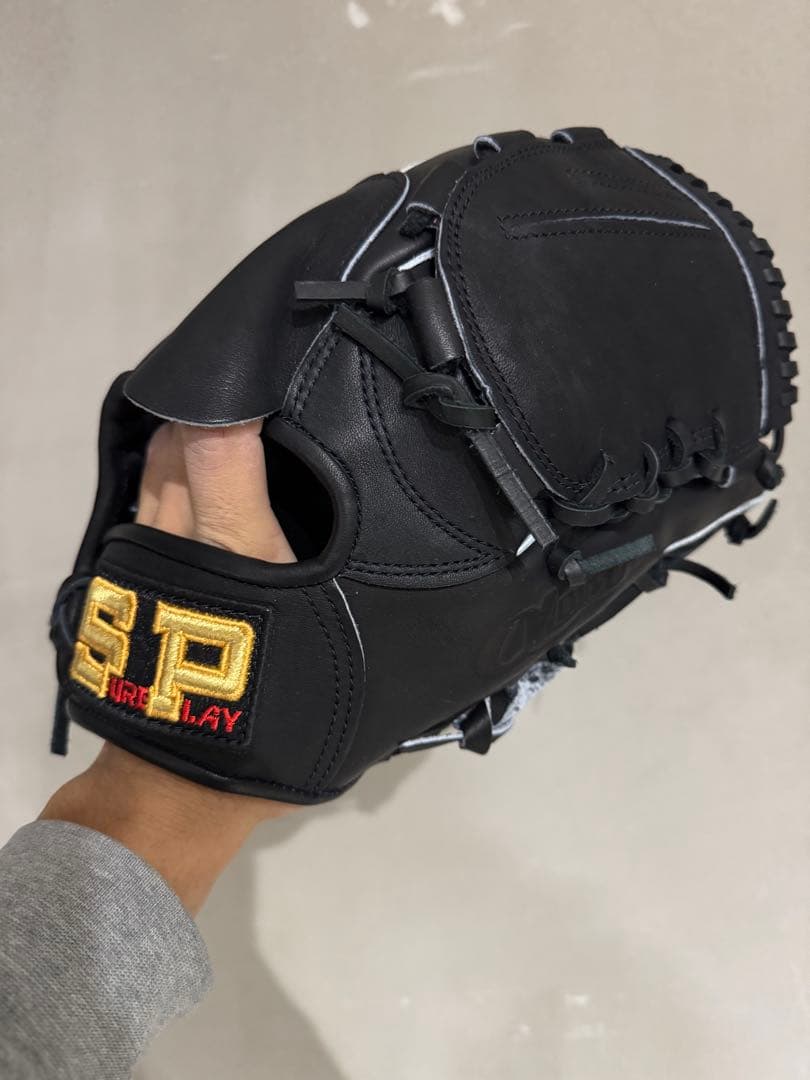 【ブラックフライデー】SURGE PLAY 軟式グローブ 黒 久保田スラッガー 限定品 SP-2025G 軟式 グラブ 内野手用 T51 スエード