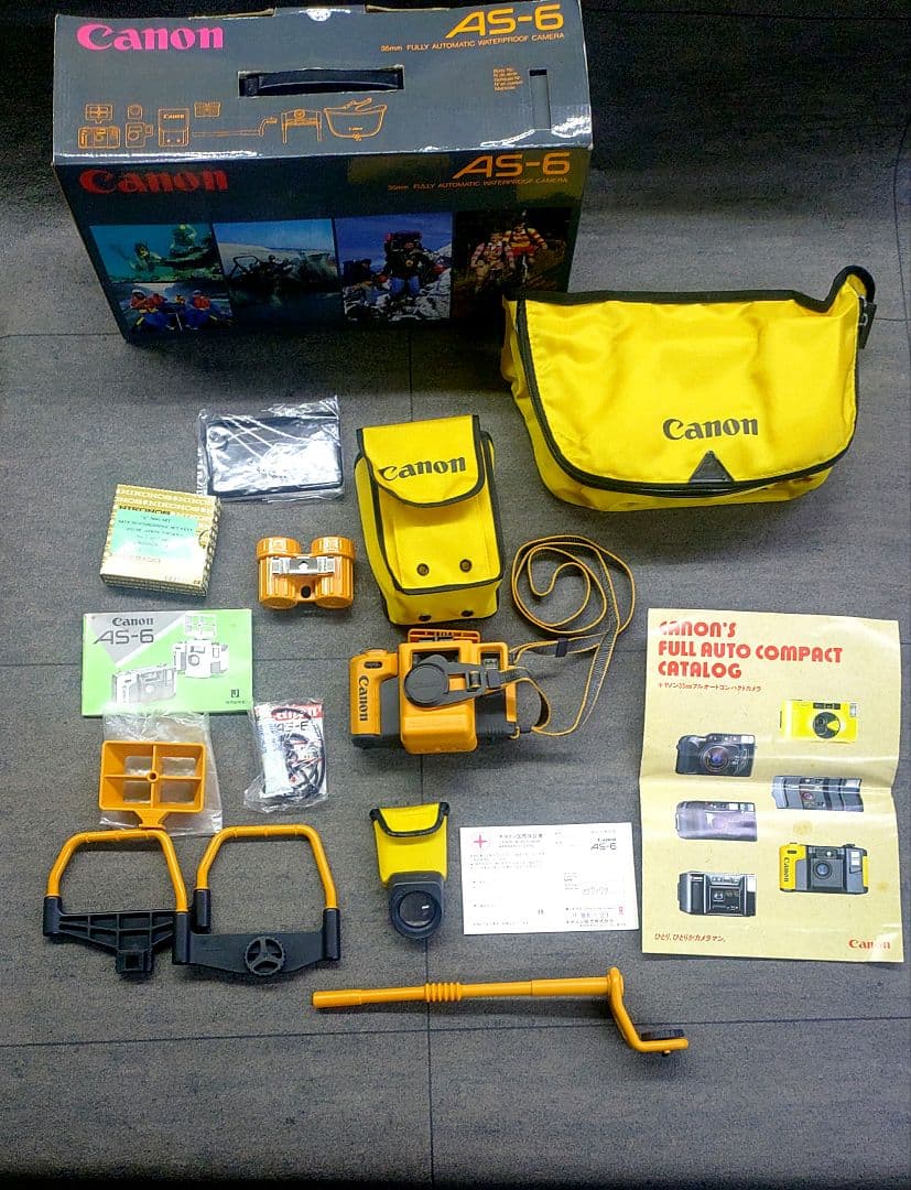 【美品】Canon キャノン AS-6 防水カメラ フィルムカメラ 　OD135 Yahoo!オークション -「as6」(フィルムカメラ) (カメラ、光学機器)の