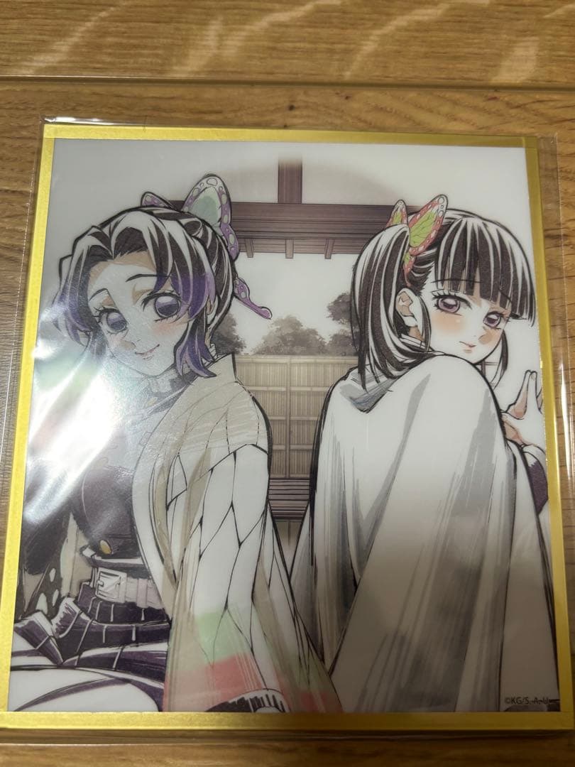 鬼滅の刃 無限城編 WEBSHOPくじ アクリル色紙 胡蝶しのぶ 栗花落カナヲ