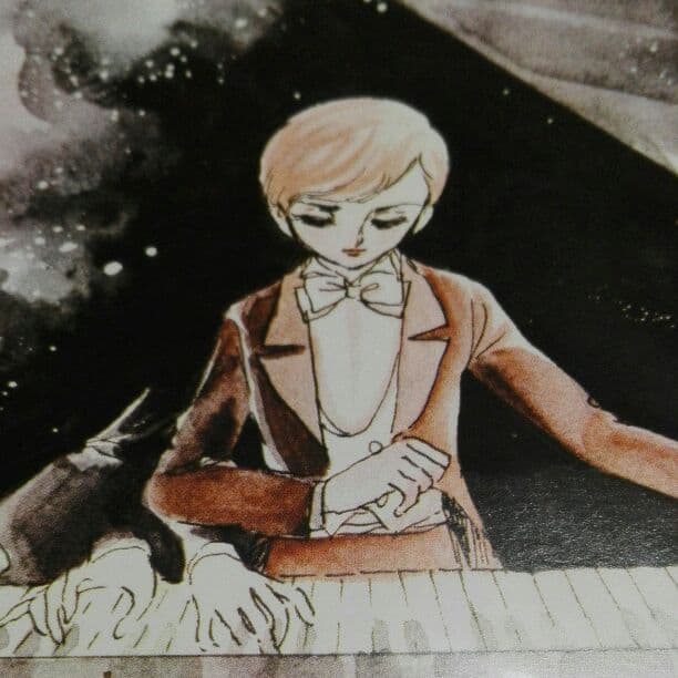 竹宮恵子　イラストポスター B4サイズ 竹宮恵子 イラストポスター B4サイズ