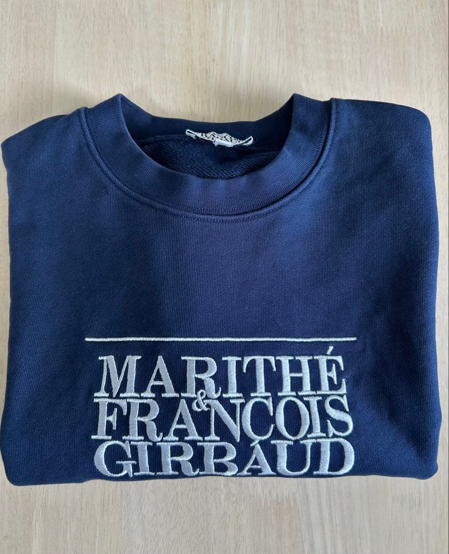 MARITHE FRANCOIS GIRBAUD ネイビー スウェット M - メルカリ