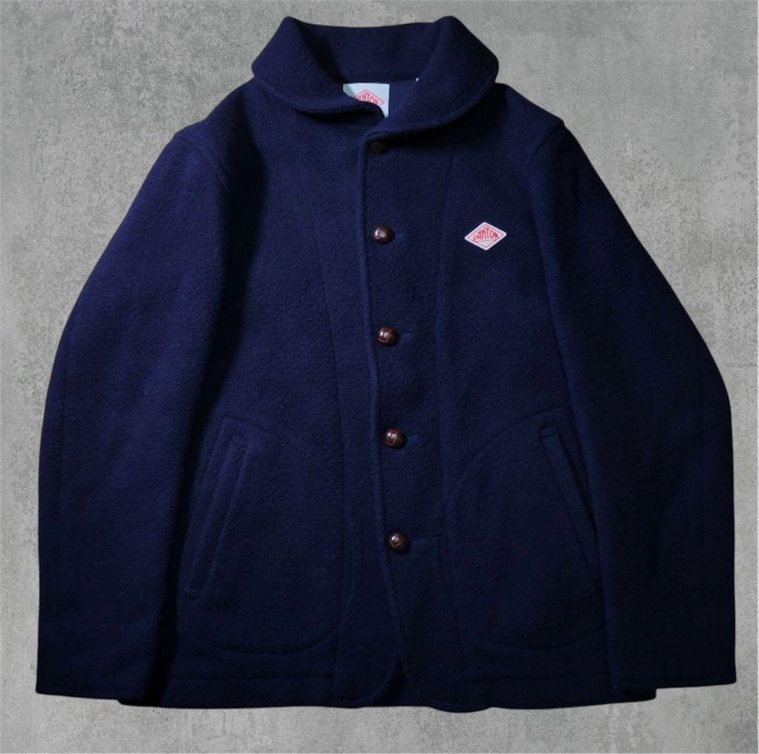DANTON ダントン ネイビー ウールモッサ コート Sサイズ - メルカリ