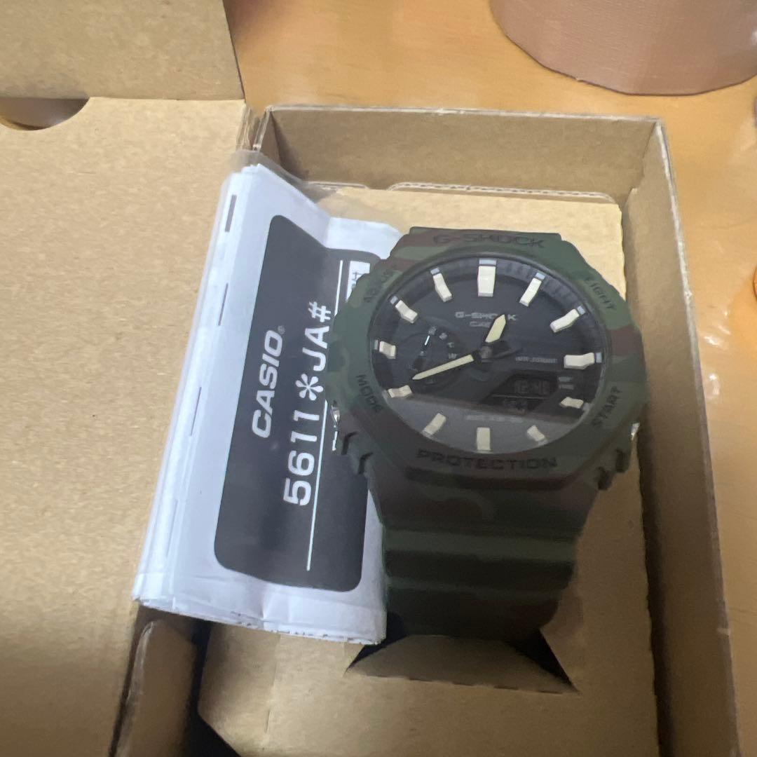 CASIO G-SHOCK 5611 グリーン腕時計 G-SHOCK Casio G-Steel Quartz Watch, Green, 49.3mm × 44.4mm, GM