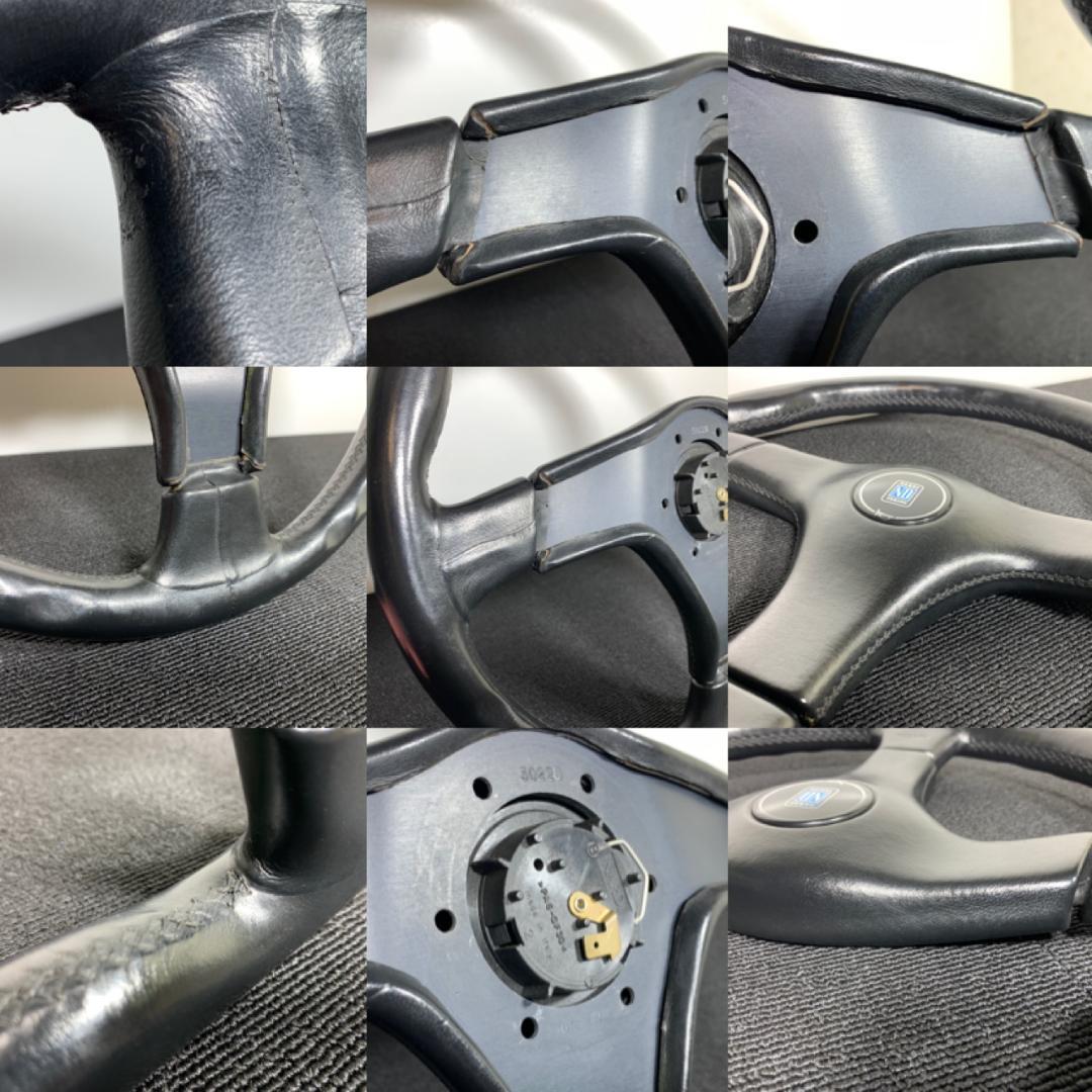 ナルディ ガラ3 タイプ3 ブラックレザー ステアリング 36.5φ 正規 良品