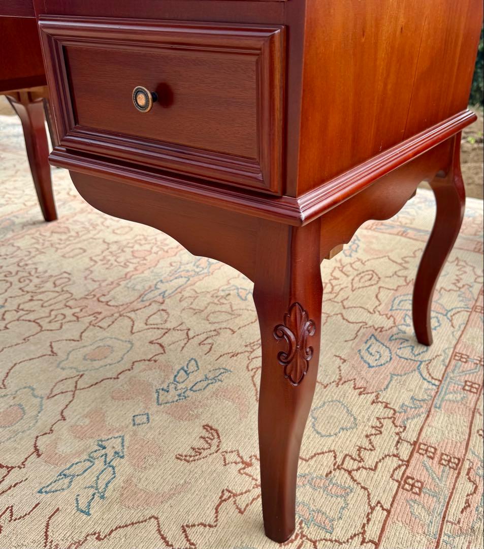 IDC大塚家具 KENT 両袖デスク 東海家具 西洋クラシック 書斎机 - メルカリ