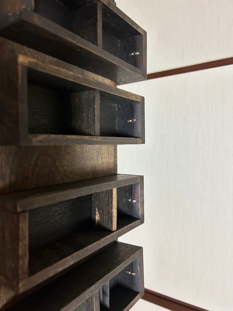 ち*み様 アンティーク 小引出し薬箪笥 昭和初期 木製小引き出し レア物