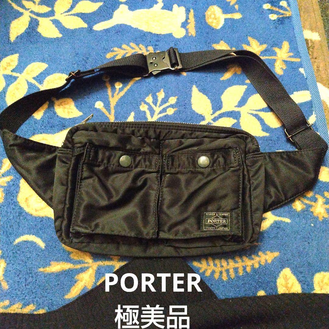 極美品PORTER ボディバッグ ブラック - メルカリ