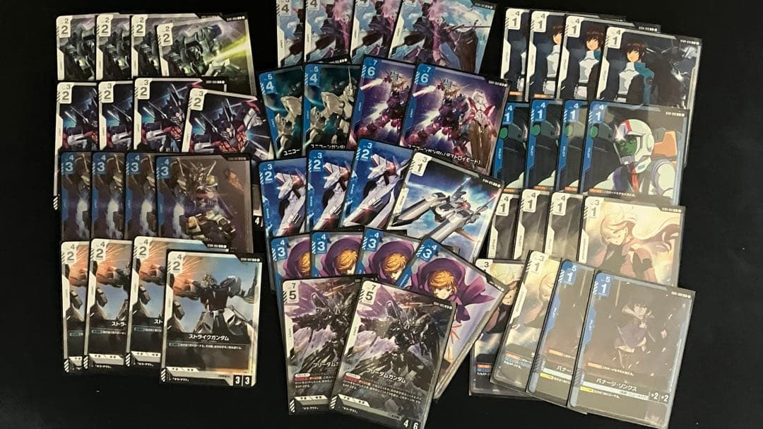 ガンダムカードゲーム 構築済みデッキ 青白 ガンダムseed - メルカリ