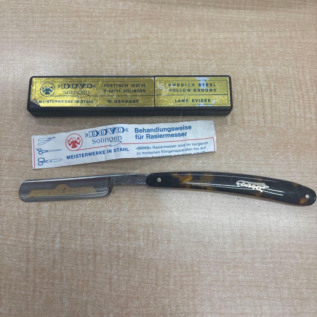 G*S様 DOVO 西洋剃刀 かみそり 楽天市場】ドボ 西洋剃刀 レザー ブラックスター ドイツ製 炭素鋼 (DV
