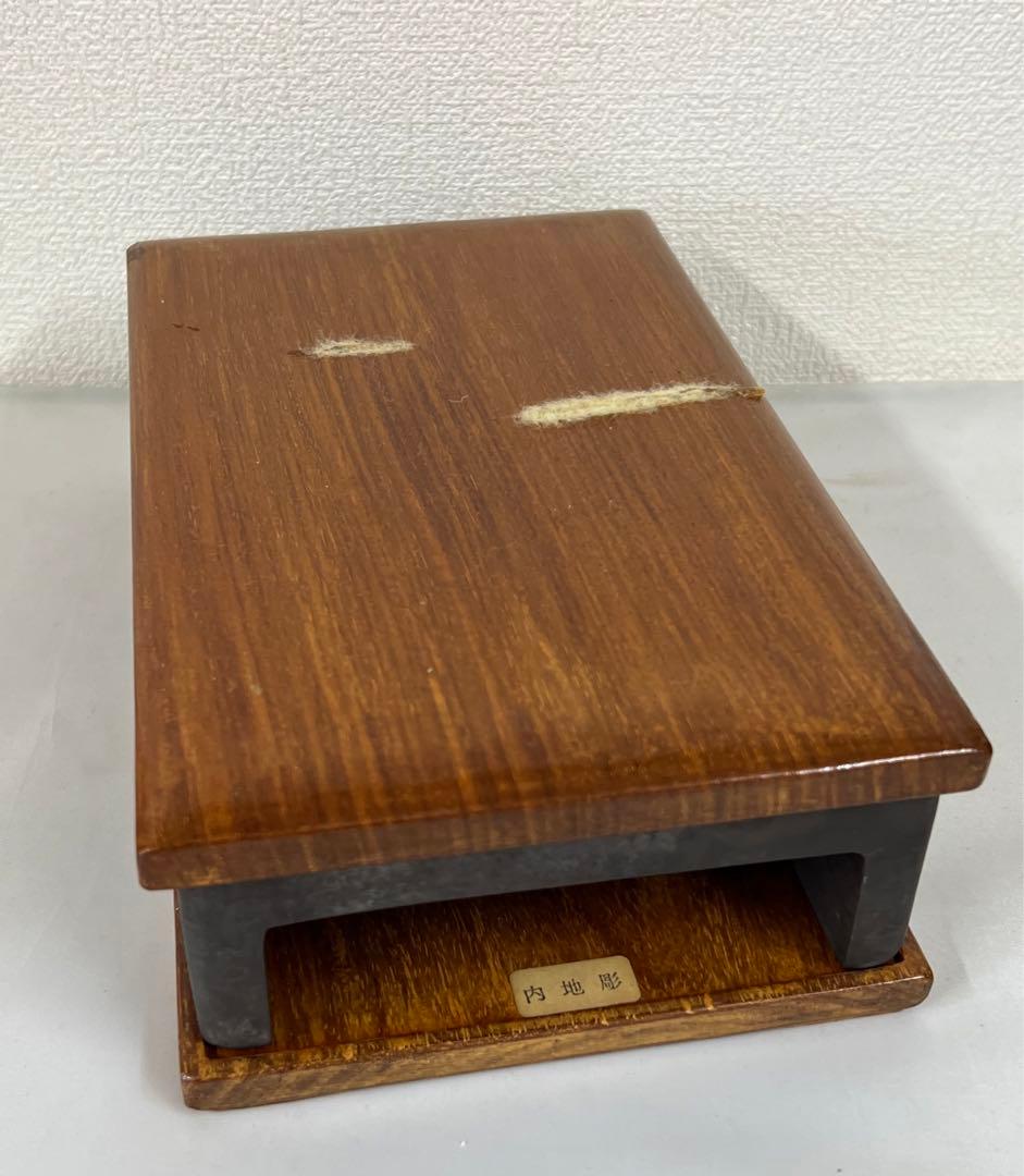 文房具 古美術 長方型抄手硯 端溪硯 書/C8/33