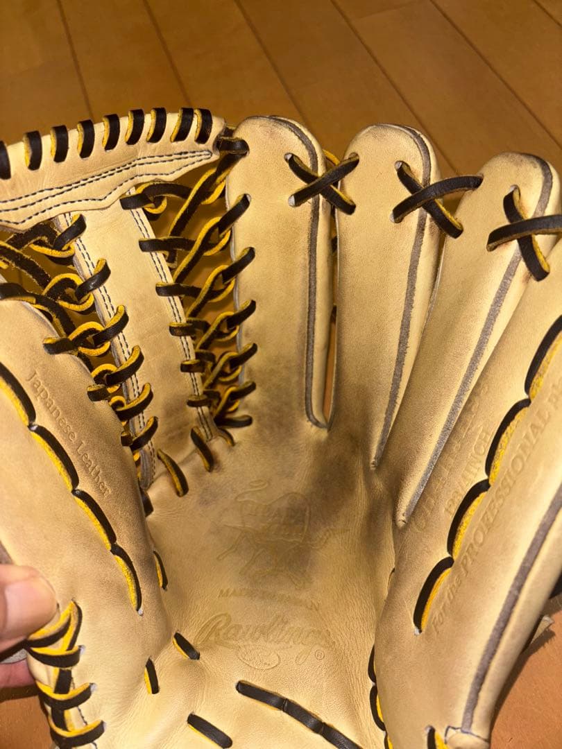 Rawlings HOHソフトボール使用 外野用硬式野球グローブ キャメル