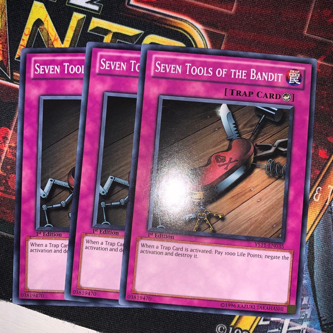 遊戯王 英語版 盗賊の七つ道具×3 - メルカリ