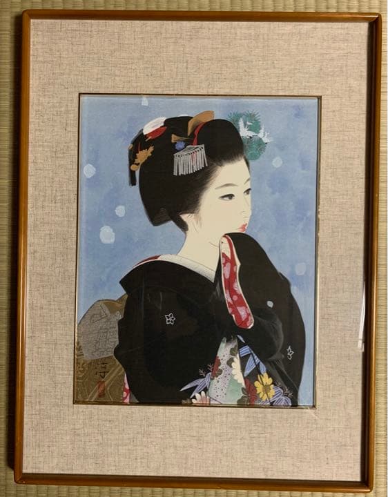 真作保証 高瀬三郎「谷川岳とこぶし」油彩 F6号 サイン有