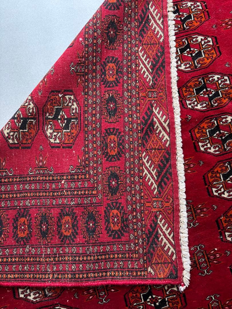 ヴィンテージ パキスタンラグ 絨毯 トライバルラグ 手織り絨毯