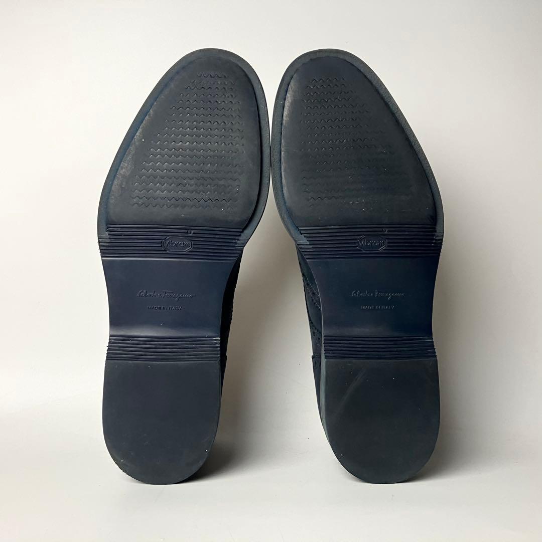 良品】Salvatore Ferragamo ダブルモンク ドレスシューズ 9 - メルカリ