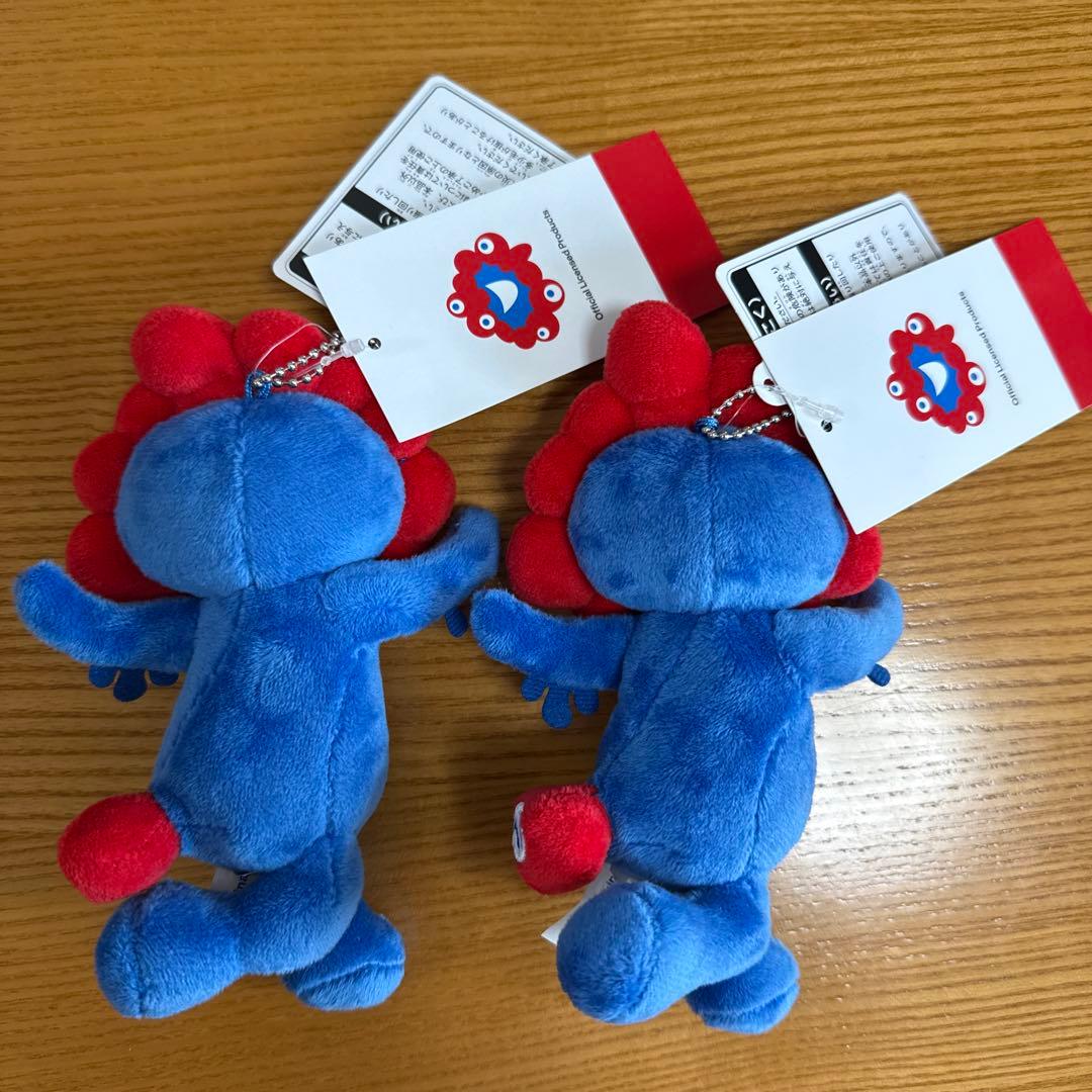 ちいちゃん様専用 ミャクミャク 2個セット 笑顔 ニコニコ スキップ