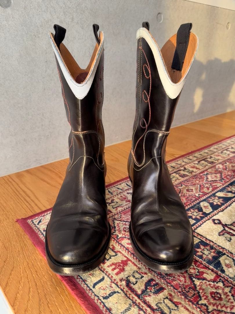 カスタム Cowboy boots CLINCH同楦 茶芯 ホースハイド - メルカリ