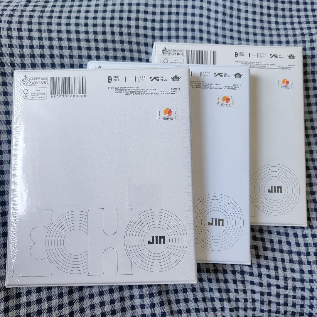 BTSジン ソロアルバム JIN ECHO I, II, III 3形態セット - メルカリ
