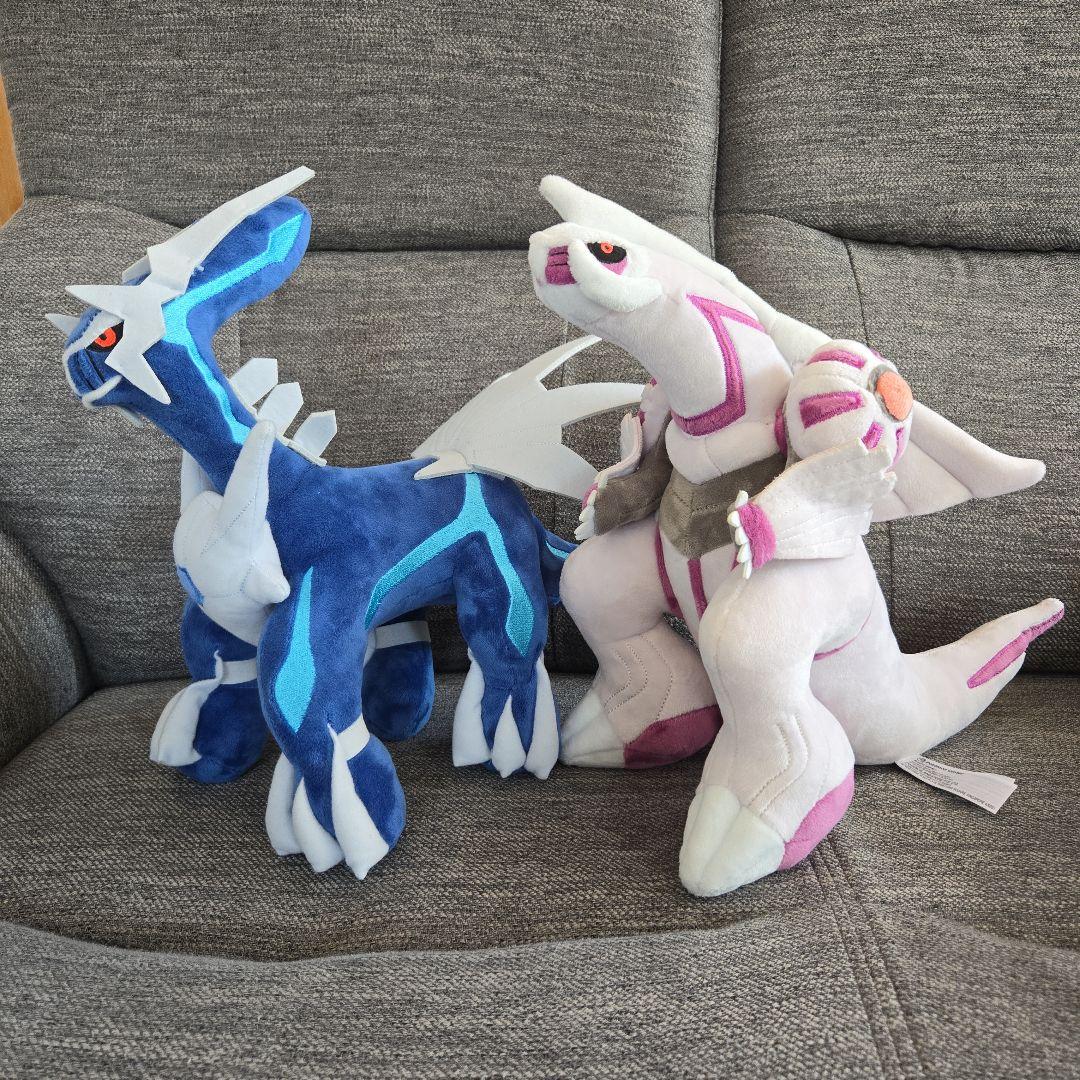 ポケモンセンター ぬいぐるみ ディアルガ パルキア - メルカリ