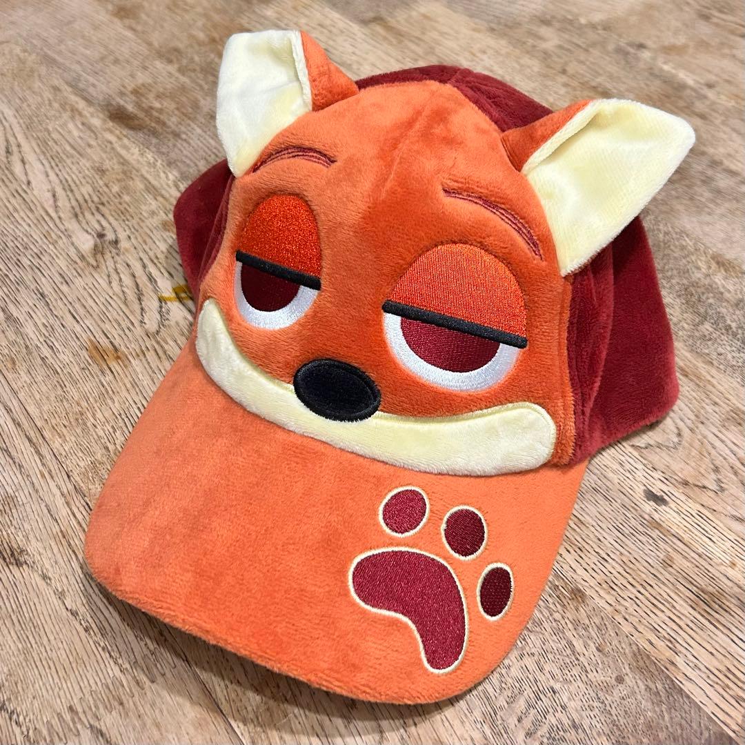 即日発送】上海ディズニー ズートピア ニックワイルド 帽子 キャップ