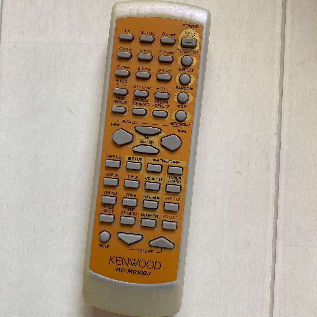 KENWOOD ケンウッド MDミニコンポ ジャンク品 - メルカリ