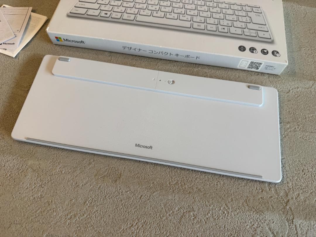 Microsoft デザイナーコンパクトキーボード グレイシア【美品・動作