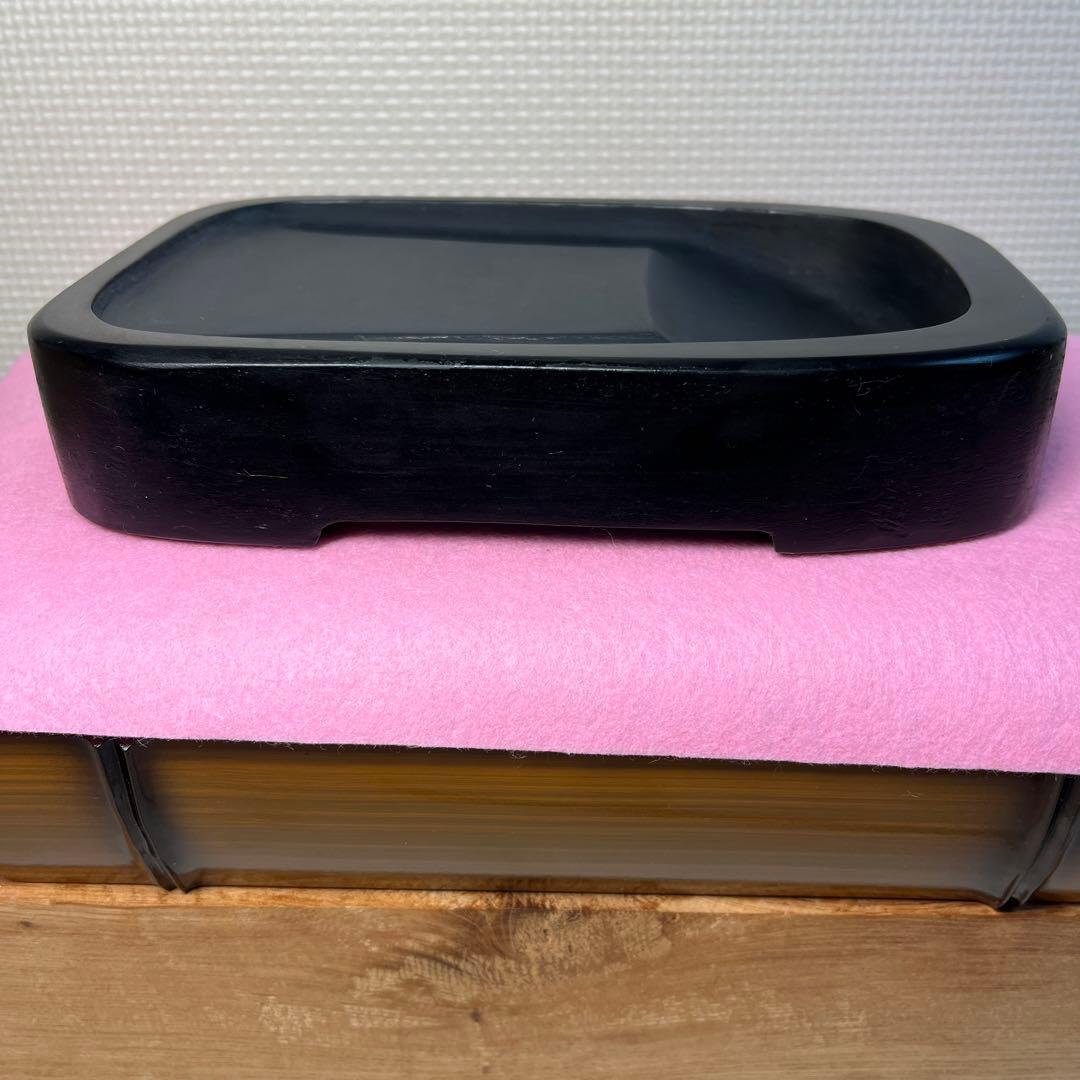 ⭕️雄勝硯 伝統工芸士 特殊彫 希少 四つ足 石紋綺麗 匠 高橋仁夫 岳成