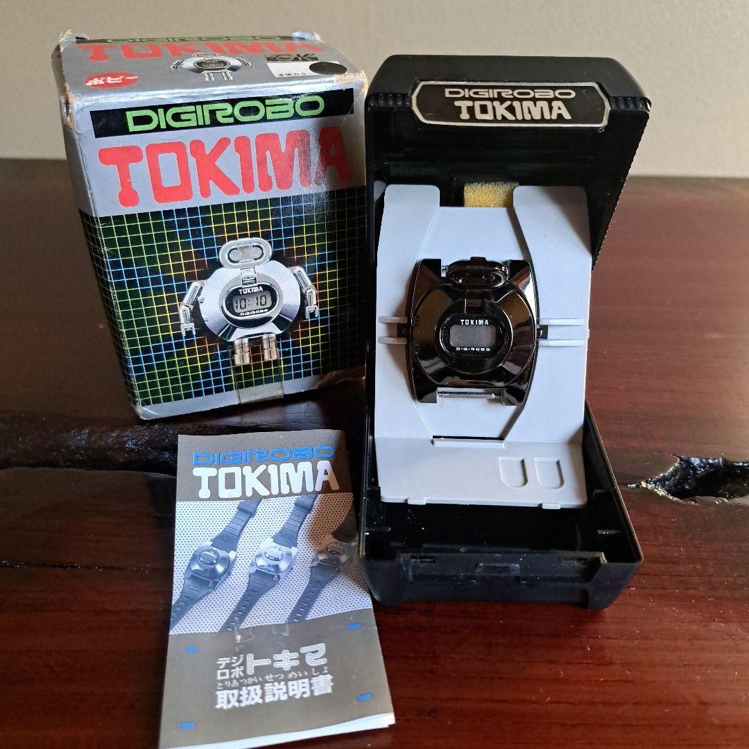 【新品/希少】80年代 BANDAI TOKIMA オリジナル ロボット時計 新品/希少】80年代 BANDAI TOKIMA オリジナル ロボット時計