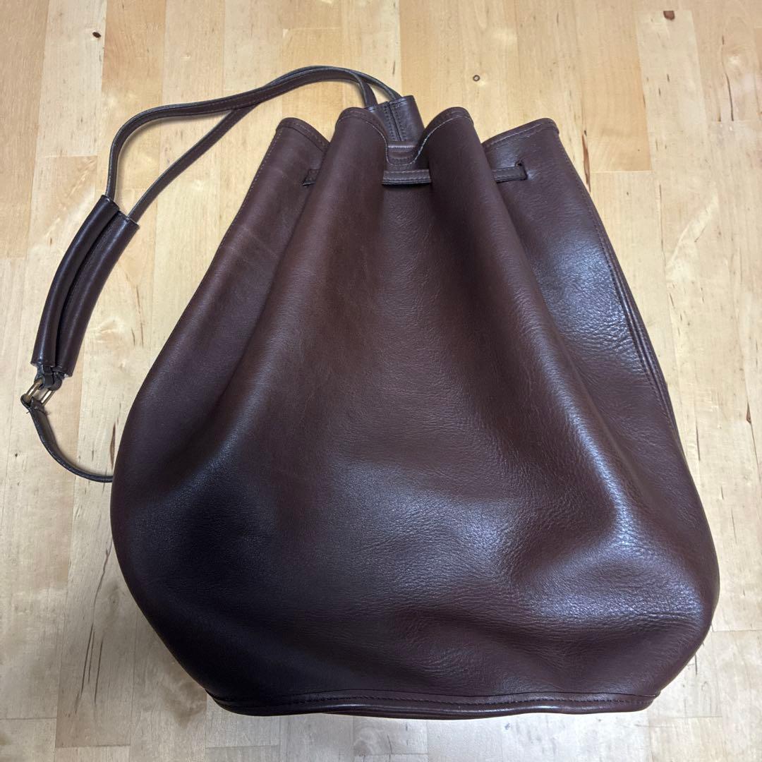 オールドコーチ 9929 THE SLING 西口修平 美品】オールドコーチ 巾着ショルダーバッグ ブラック 9929 西口修平氏