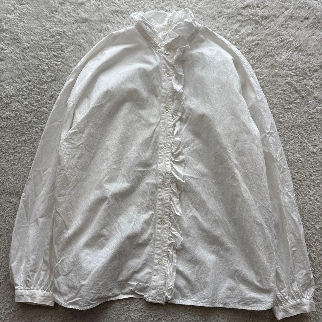 ジャーナルスタンダードラックス　ワッシャーフリルブラウス　コットンリネン JOURNAL STANDARD LUXE（ジャーナルスタンダード ラックス）の「《追加