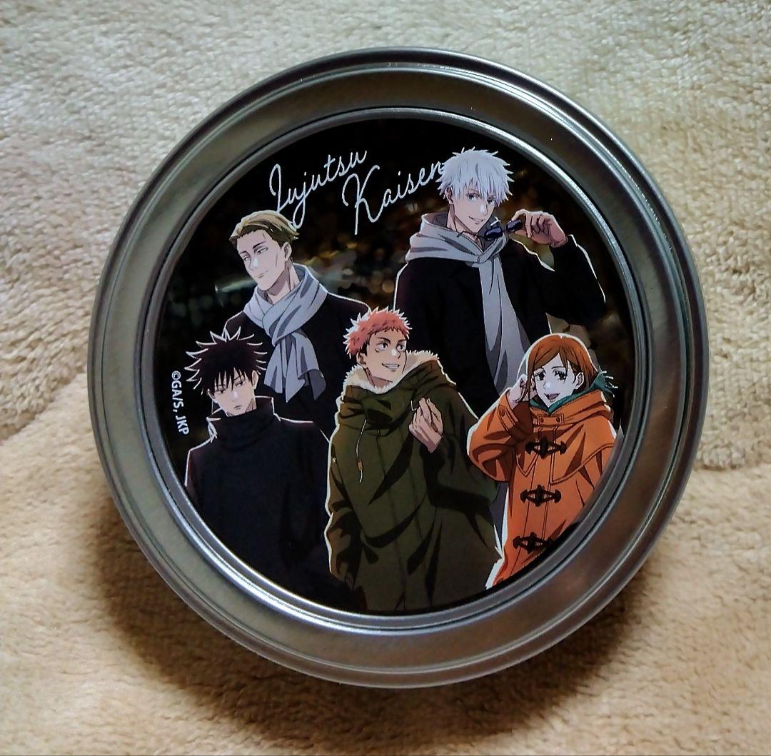 呪術廻戦×マルキューブ ミニ缶バッジ付き マグネット缶キャラメル