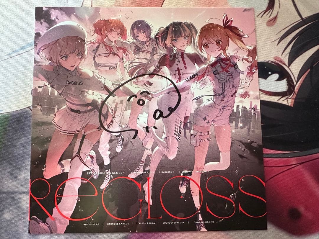 ホロライブReGLOSS火威青 直筆サイン入りアナザージャケット - メルカリ