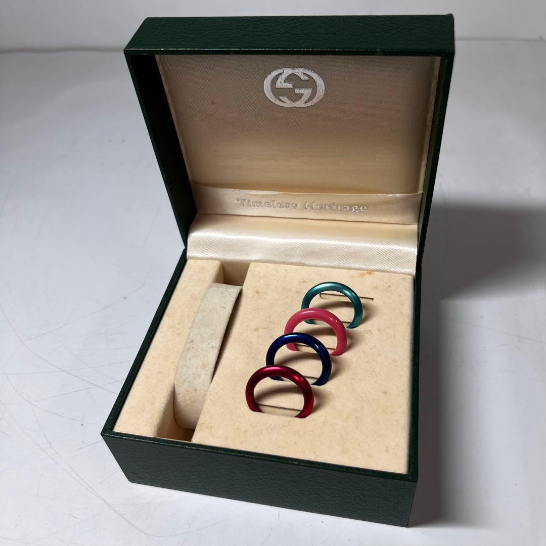 GUCCI グッチ チェンジベゼル用 ベゼル4個セット GUCCI グッチ (Vintage) チェンジベゼル 腕時計 – Trip