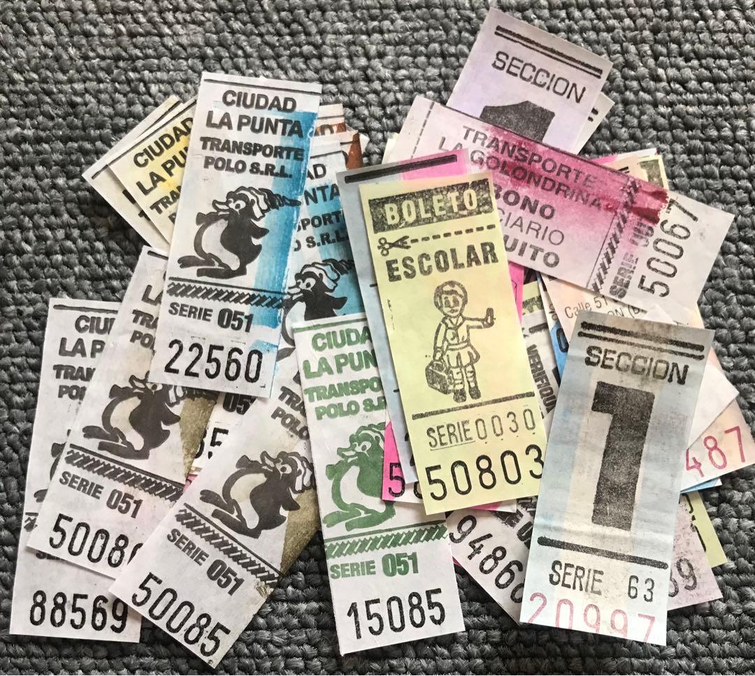 40枚セット】 海外 アルゼンチン ヴィンテージ バスチケット - メルカリ