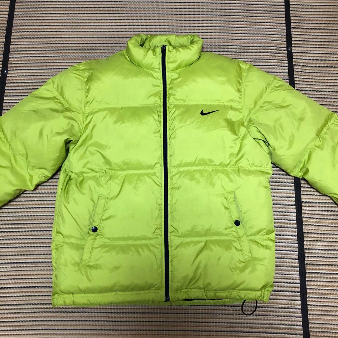 00s Nike archive 蛍光色ダウンジャケット/puffer - メルカリ