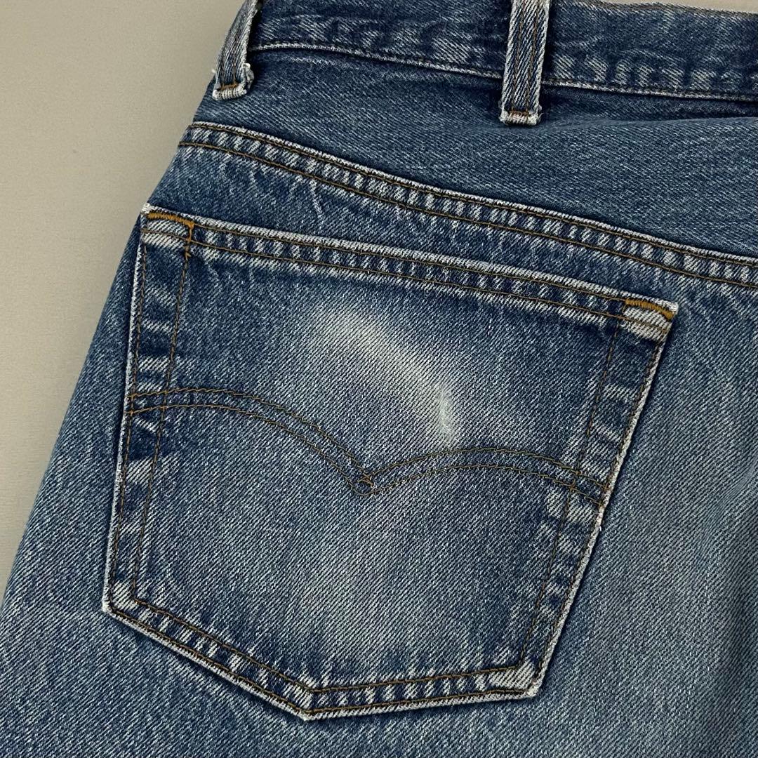 80s USA製 Levi's 501 脇割 W40 要リペア ナイロンフット - メルカリ