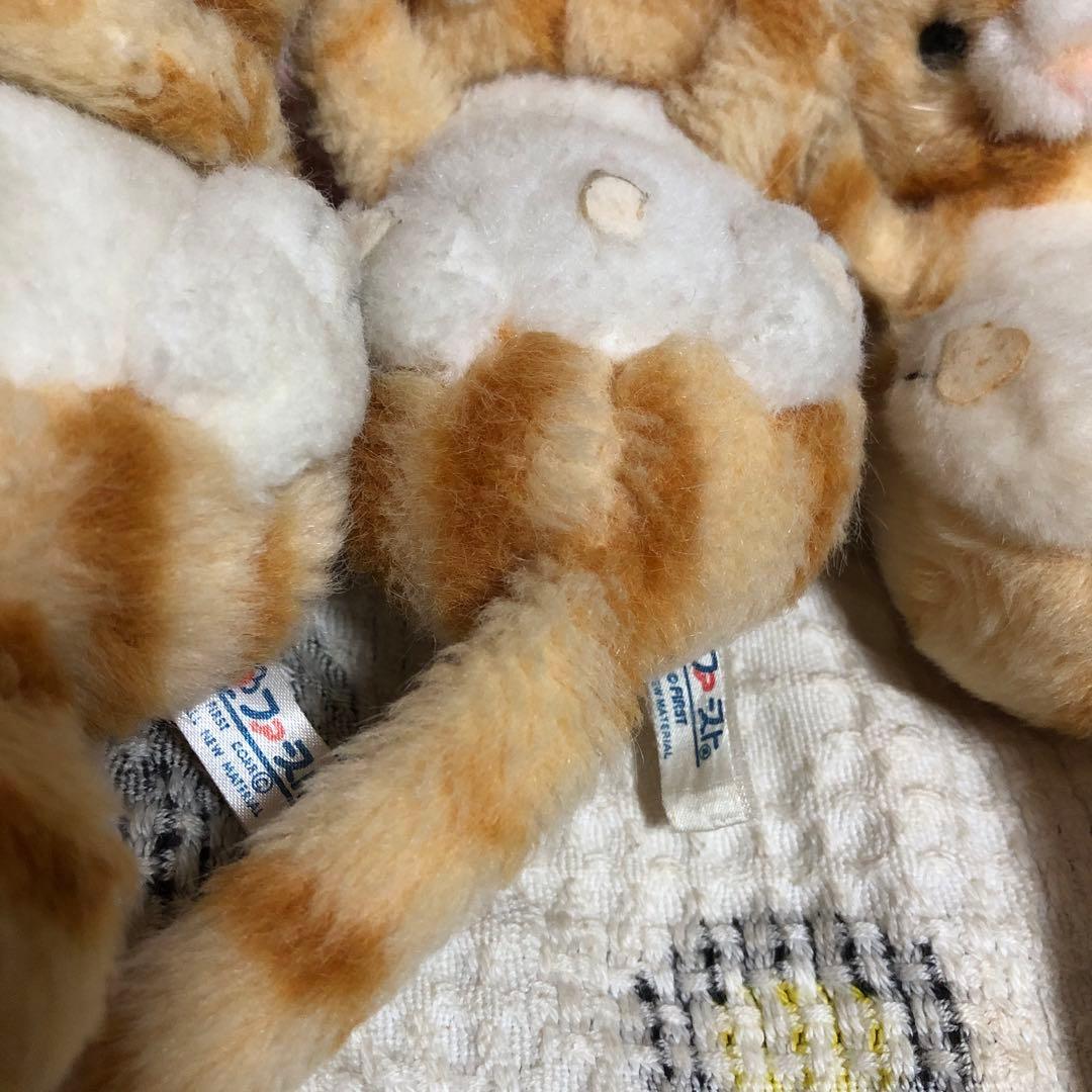 昭和レトロ ファースト社 いたずら天使 ネコ ぬいぐるみ 24cm&33cm