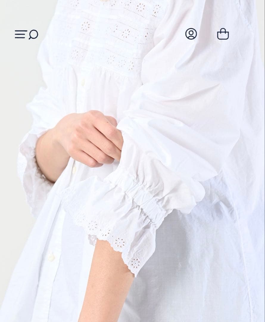 本日限定お値下げ 2025新品45R スーピマバチストのカットワーク