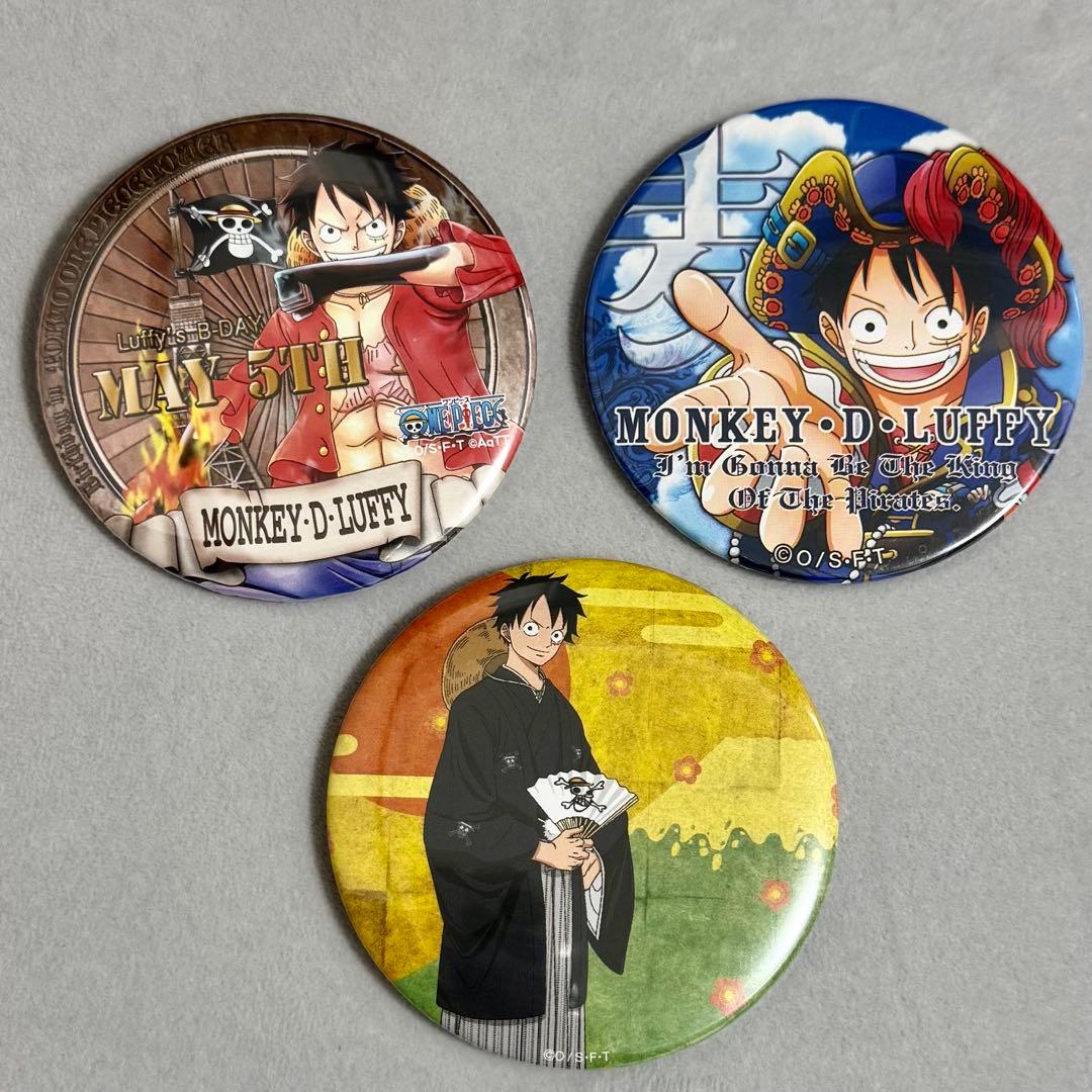 ワンピース ルフィ 缶バッジ - メルカリ