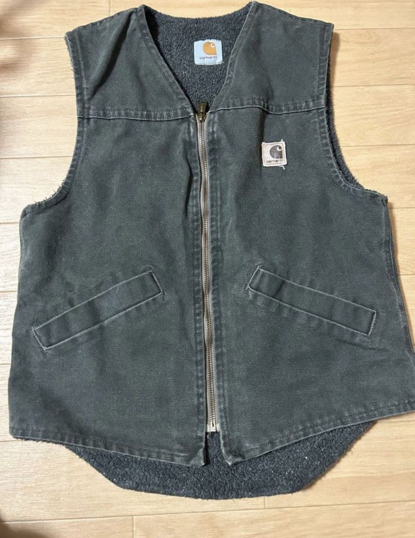 carhartt カーハート ベスト ダック ジャケット モスグリーン カーキ アメリカ製 Carhartt ダックベスト モスグリーン Size (XL) – frgeek