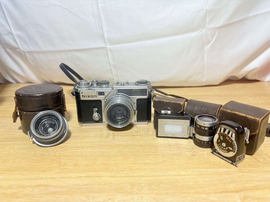 Nikon SP フィルムカメラ ＋ W-NIKKOR レンズ複数 ＋ 露出計 SP Limited Edition W-NIKKOR・C 3.5cm F1.8 外箱付 γH3316-2C4