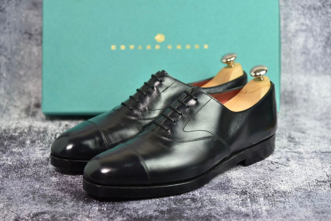 エドワードグリーン　チェルシー　7.5E　黒　202ラスト　シュークロス付属