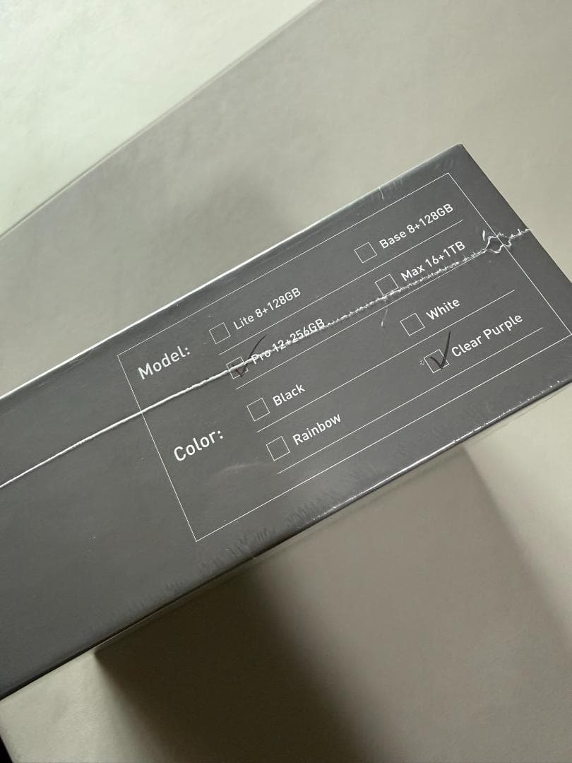 未開封 AYN Thor デュアルスクリーン ゲーム機 クリアパープル Pro