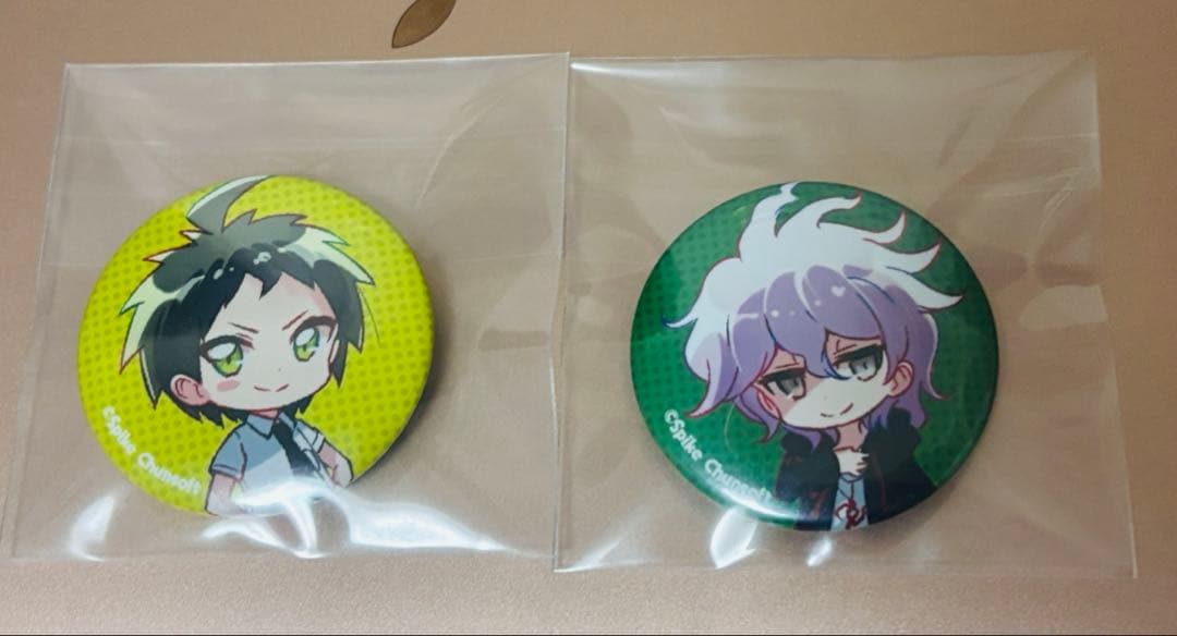 ダンガンロンパ 狛枝凪斗 日向創 トレーディング缶バッジ 電撃屋
