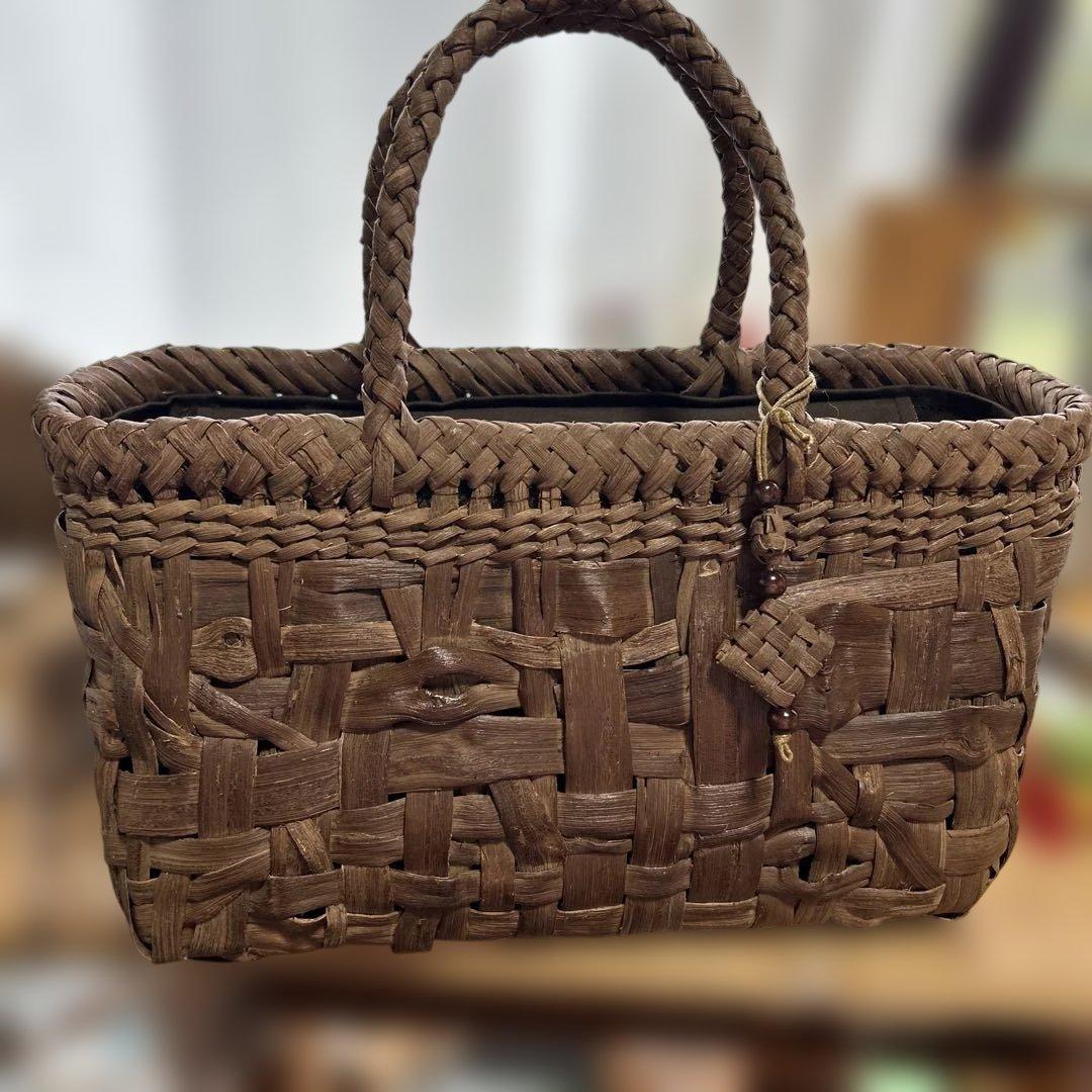 山葡萄バック　　11月6日で削除します 山葡萄バッグ【乱れ編み】特別価格 - yorimichi KIMONO